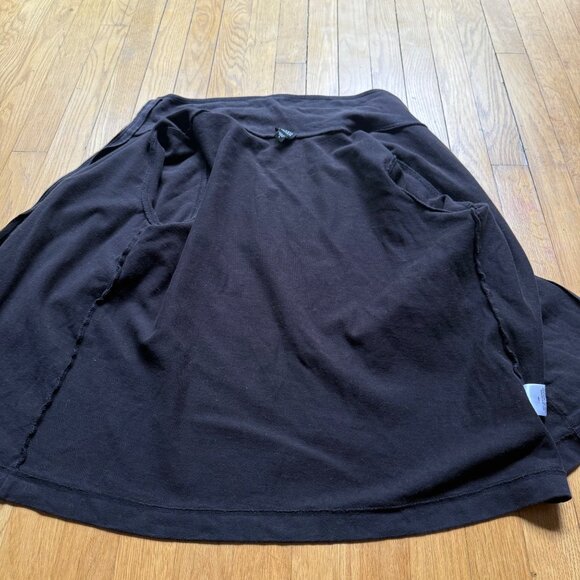 Eileen Fisher Size L Black 100% Cotton Relaxed Fit Zip-Up Jacket with Pockets - Picture 13 of 14